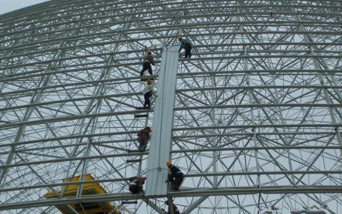 胶州网架装配好以后应当留神哪八项验收事件