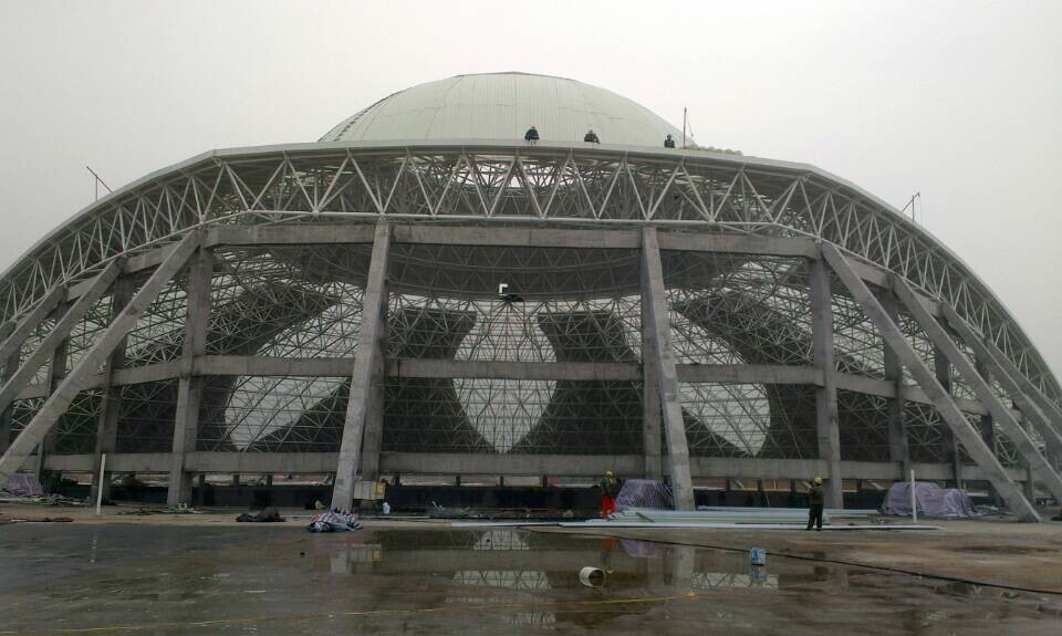 胶州温泉馆网架工程